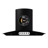 Hanco Stainless-Steel Range Hood/Chimney Modern European Design Model HDE-002