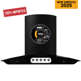 Hanco Stainless-Steel Range Hood/Chimney Modern European Design Model HDE-002