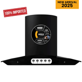 Hanco Stainless-Steel Range Hood/Chimney Modern European Design Model HDE-002