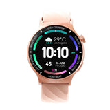 Faster NERV Watch 3 Pro - 2 Straps: Pink Silicon + Blue Nylon