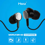 Morui Handfree - MH-03 3 NEW High-End Dynamic In-Ear Earphone With Volume Control Play/Pause Buttons
