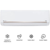 Dawlance Air Conditioner Frost Inverter 20 DC Inverter 1.25 Ton Split AC Cool Only 14000 BTU