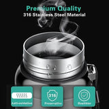 Insulated 800 ml Stainless Steel Sports Vaccum Hot & Cold Water, Coffee and Tea Bottle