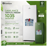 Dawlance VF 1035 GD Inverter Upright Freezer Glass Door