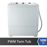 PEL PWMS-1050 Semi Auto Twin Tub Washing Machine - 10Kg