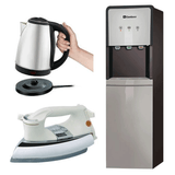 Dawlance Water Dispenser DWD-1060 3 Taps With Refrigerator/ 5 Liters Capacity Stainless Steel tank + Premium Eletric Kettle + Premium Iron