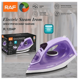 RAF R.1204 Electric Steam Iron full size Non Stick Plate 1200-2400 Watts High Quality Steam Iron