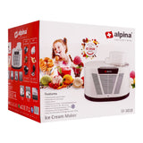 Alpina SF-3010 Ice Cream Maker with Compressor 150W