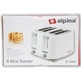 Alpina SF-2505 4 Slice Cool Touch Toaster 1300 W