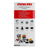 Nikai 10 In 1 Food Processor, 1000W, NFP3100A