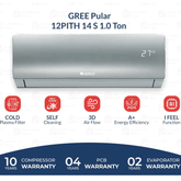 Gree Inverter AC| 1 Ton | Model GS-12PITH 11S/11W/14S | Pular Series | Heat & Cool