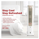 WESTPOINT DELUXE EVAPORATE AIR COOLER Model WF-1302