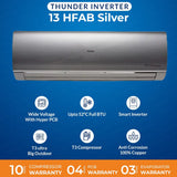 Haier Inverter AC | Model 13HFAB-G 1 Ton Thunder T3 Series DC Inverter | Heat And Cool | Latest Model with T3 Ultra Big Size Outdoor