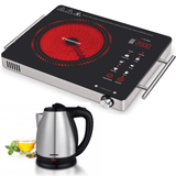 WestPoint Deluxe Ceramic Cooker WF-152 + Premium Electric Kettle