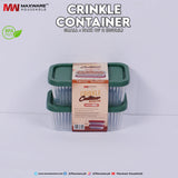 Maxware Crinkle Container Small Pack of #02 (350 ml)