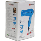 Alpina SF-3926 Travel Hair Dryer (Blue) 1200W