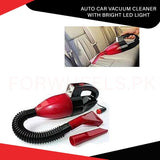 Auto Car Vacuum Cleaner With Bright LED Light