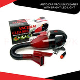 Auto Car Vacuum Cleaner With Bright LED Light