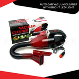 Auto Car Vacuum Cleaner With Bright LED Light