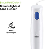 Braun Multiquick 1 Hand Blender 450 Watts 1 Speed Light-Weight - Mq 10.001P
