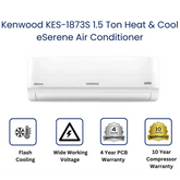 Kenwood Inverter Ac 1.5 Ton e Serene KES-1873S (2025)