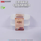 Maxware Crinkle Container Small Pack of #02 (350 ml)