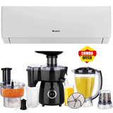Gree Split AC 1.5 Ton Inverter GS-18PITH11W - Pular Series (Heat and Cool) + Free Food Factory