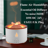 Volcano Humidifier | Flame Air Diffuser Volcano Humidifier For Room | Wireless Humidifier | Aromatherapy Volcano Diffuser