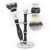 OBH Shaving Range 5 Edge Razor for Effortless Precision - Silver Synthetic