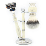 OBH Shaving Range 5 Edge Razor for Effortless Precision - Silver Synthetic