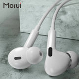 Morui Handfree - MH-08 High-End Dynamic In-Ear Earphone Compatible With All Mobile Phones