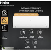HAIER 1.5 TON T3 INVERTER AC Model HSU-20HFTEX OW