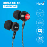Morui Handfree - MH-05 High-End Dynamic In-Ear Earphone Compatible With All Mobile Phones