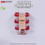 Maxware Crinkle Container Mini Pack of #03 (150ml)