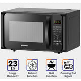 Homage Microwave Oven HDG-2313B (23 Liters, Grill, Black)