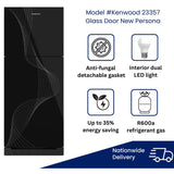 Kenwood Refrigerator KRF-23357 GD New Persona Plus (280-L)