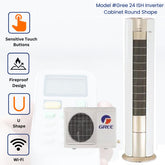 GREE Floor Standing AC 2 TON I-Shine (Inverter) - GF-24ISH