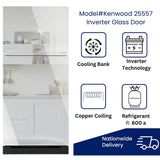 Kenwood Inverter Glass Door Freezer-on-top Refrigerator 15-CFT (KRF-25557)