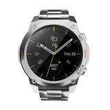 Ronin R-011 Luxe Smart Watch Metal Dial 1.43 Inches Amoled Display (Silver)