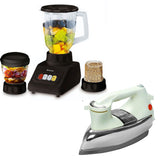 Western - Blender 3 in 1 - W-036 - 350 Watts (Random Color) + Imported Deluxe Automatic Iron