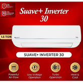 Dawlance 1.5 Ton Inverter Split AC Suave+ 30 (Heat & Cool, White/Silver)