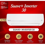 Dawlance 1.5 Ton Inverter Split AC Suave+ 30 (Heat & Cool, White/Silver)