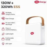 itel 100000-MAH 130W Portable Power Station – 320Wh Smart Backup Power Solution IESS 320T Power Go