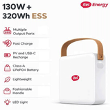 itel 100000-MAH 130W Portable Power Station – 320Wh Smart Backup Power Solution IESS 320T Power Go