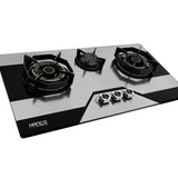 HANCO Hob Model 302 - Elegance Series - Burnova Brass Burners - Auto Ignition Stove - Latest Mode