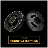 HANCO Hob Model 302 - Elegance Series - Burnova Brass Burners - Auto Ignition Stove - Latest Mode