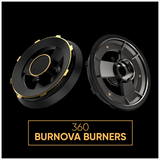 HANCO Hob Model 303 - Elegance Series - Burnova Brass Burners - Auto Ignition Stove - Latest Mode