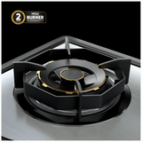 HANCO Hob Model 303 - Elegance Series - Burnova Brass Burners - Auto Ignition Stove - Latest Mode