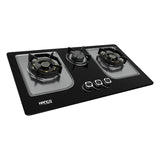 HANCO Hob Model 303 - Elegance Series - Burnova Brass Burners - Auto Ignition Stove - Latest Mode
