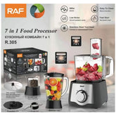 RAF 7in1 Multifunctional Food Processor - 600W - R.305